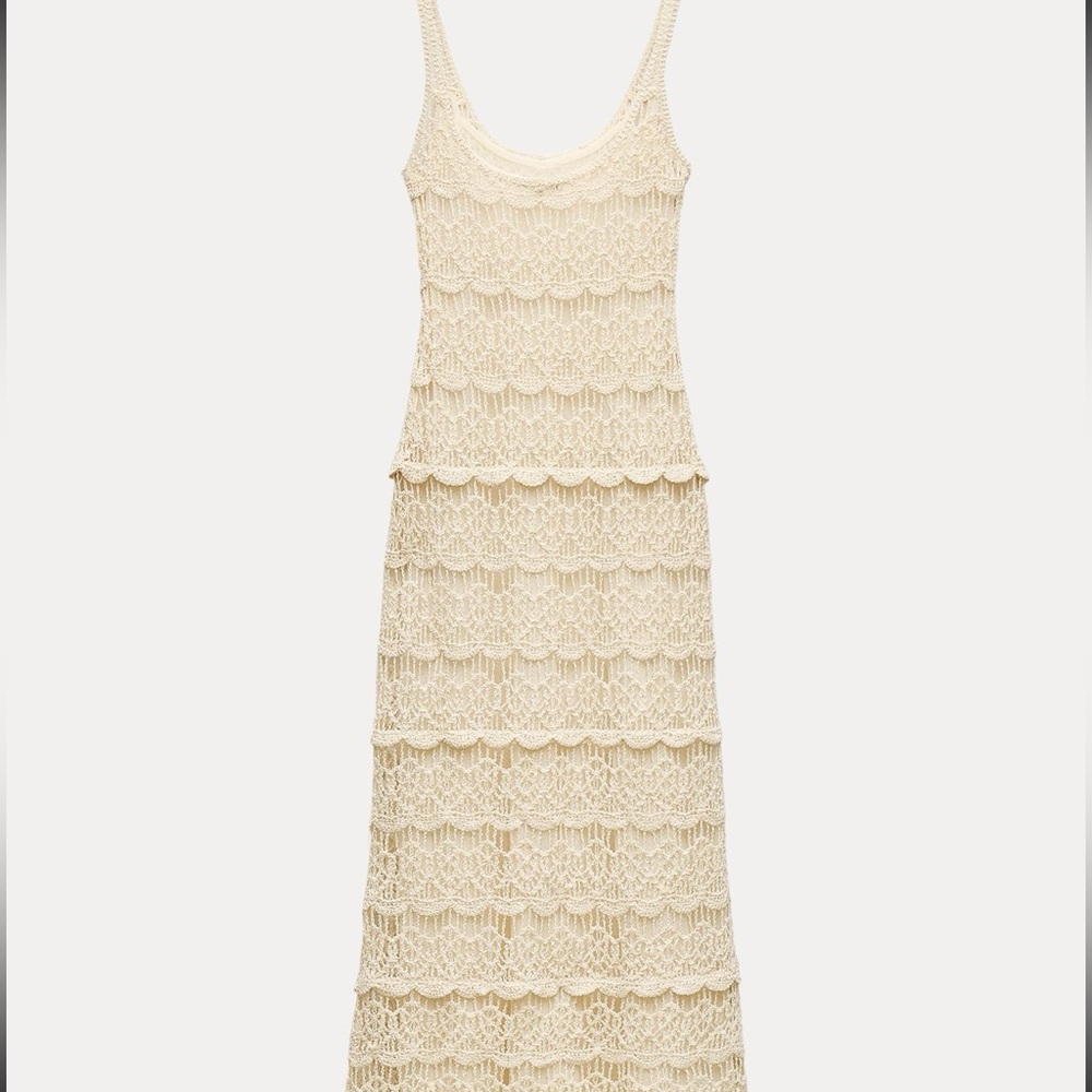 Zara Cream Maxi Dress